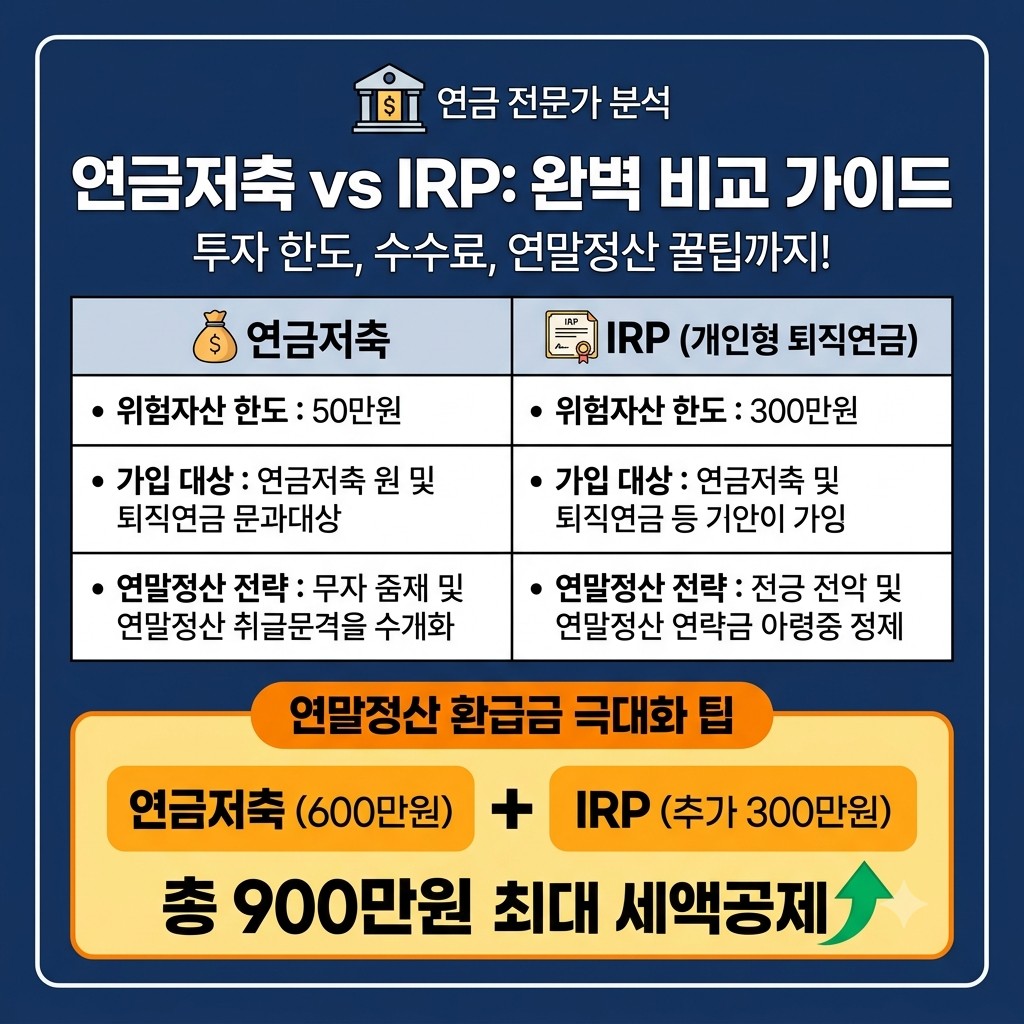 연금저축 IRP 비교 대표이미지 복구