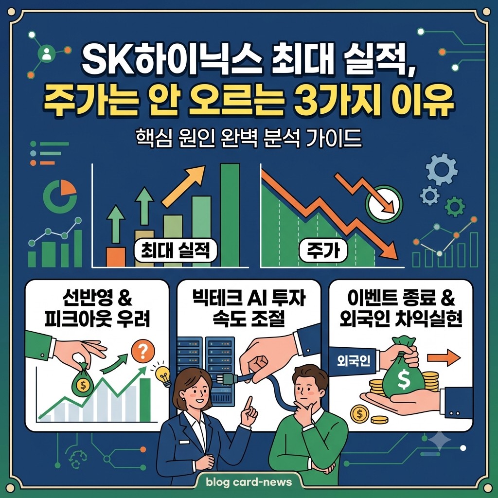 SK하이닉스 최대 실적에도 주가 안 오르는 이유