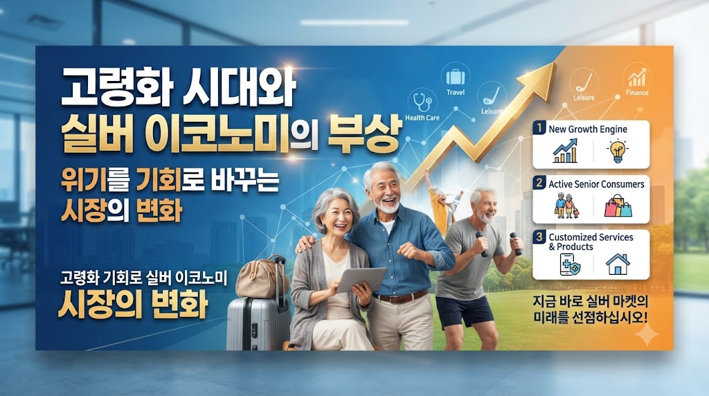 고령화 시대와 실버 이코노미의 부상: 위기를 기회로 바꾸는 시장의 변화