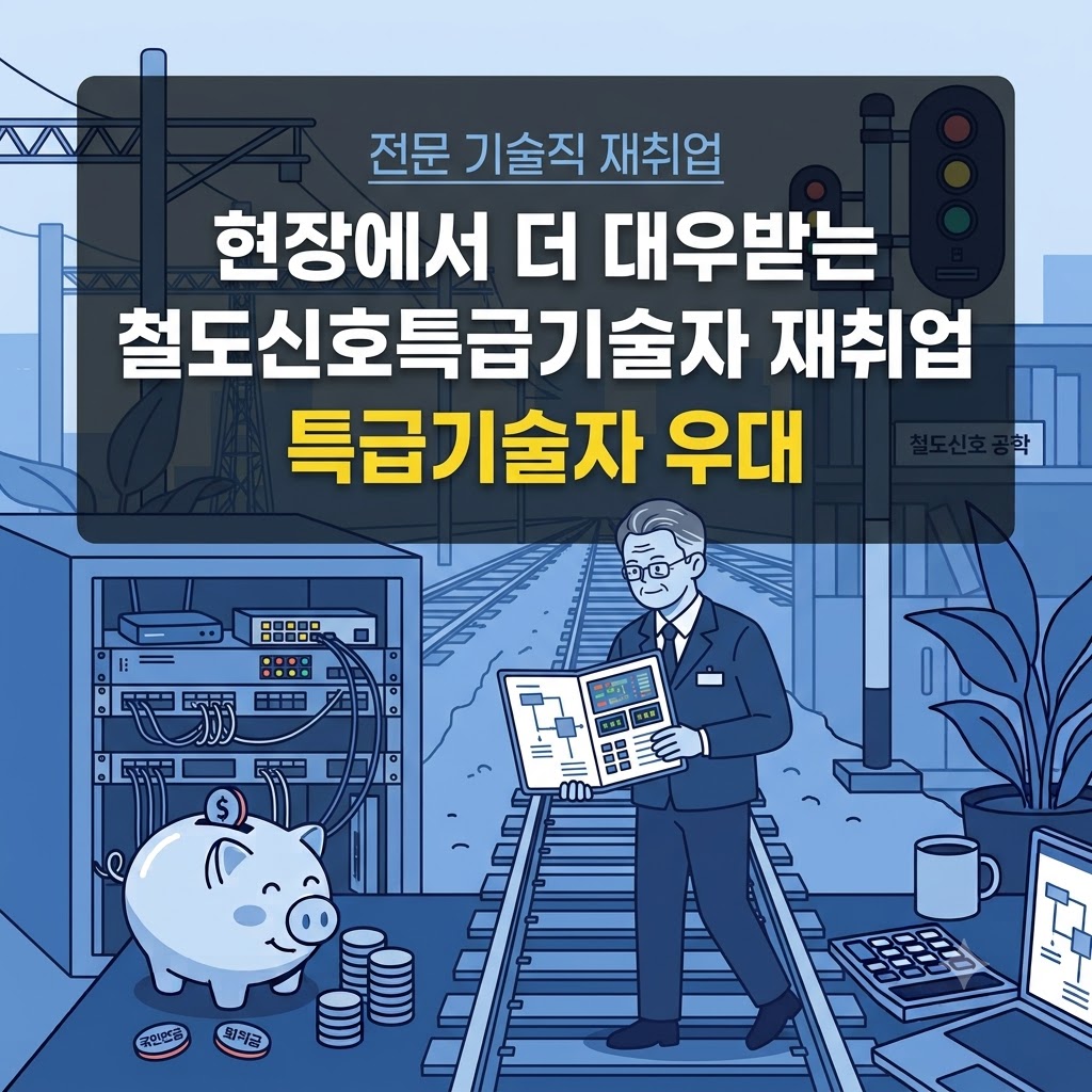 현장에서 더 대우받는 철도신호특급기술자로 재취업하기